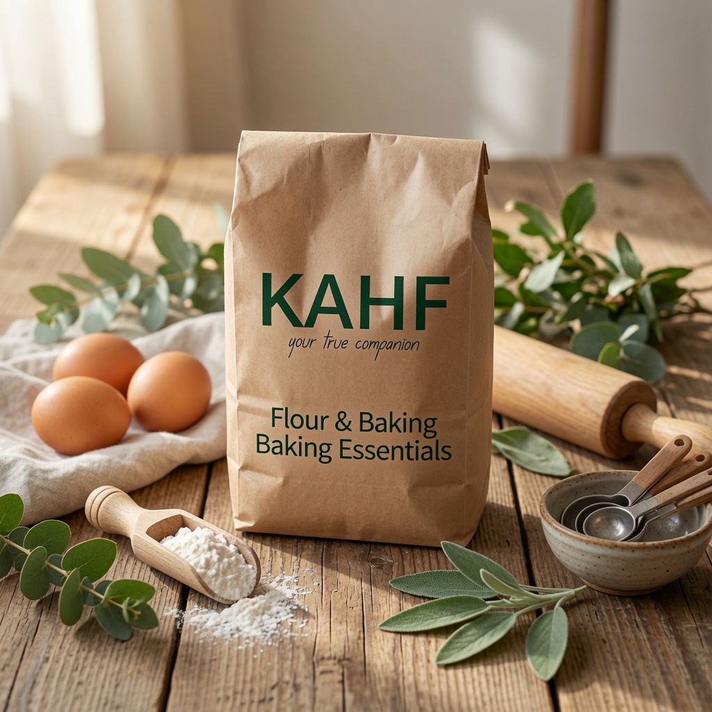 Flour & Baking Essentials text